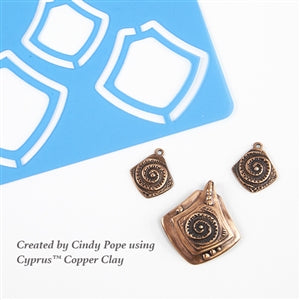 Cindy Pope Template - New Shield samples in cyprus copper clay