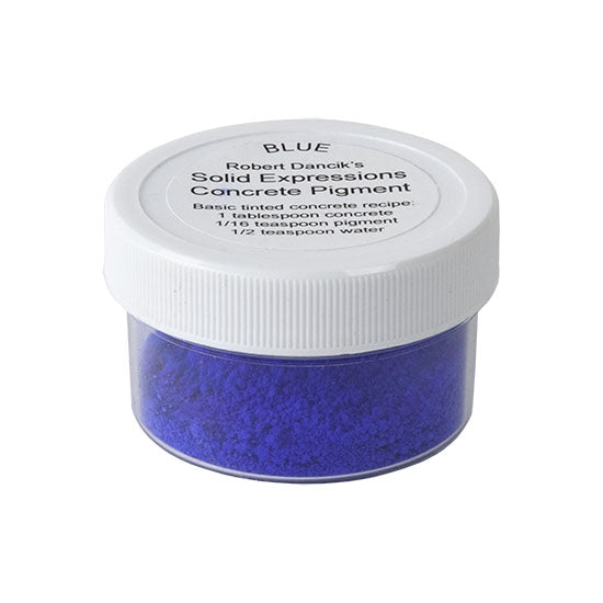 jar of Solid Expressions - Concrete Pigment - Blue - .5oz