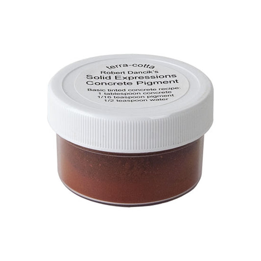 jar of Solid Expressions - Concrete Pigment - Terracotta - .5oz