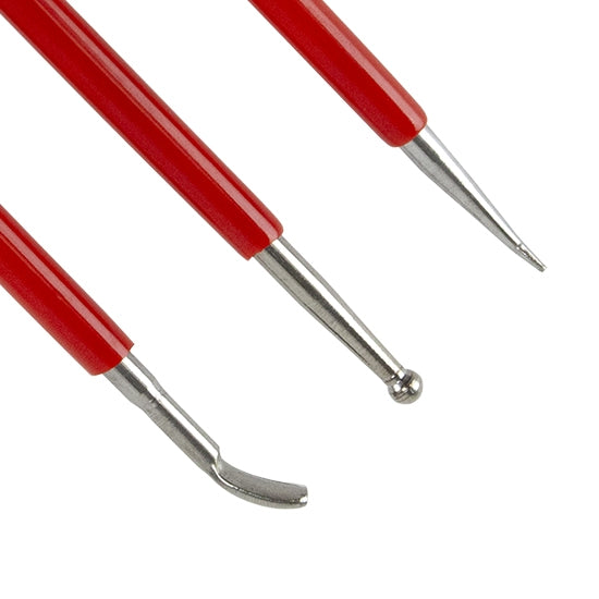 Stainless Steel Double Ended Sculpting Carving Tools - Set of 3