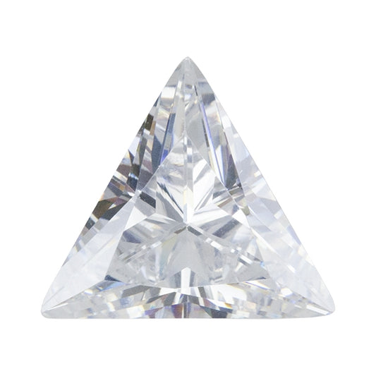 Cubic Zirconia - White Diamond - Triangle