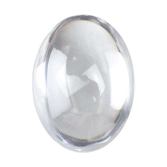 Cubic Zirconia - White Diamond - Cabochon Oval