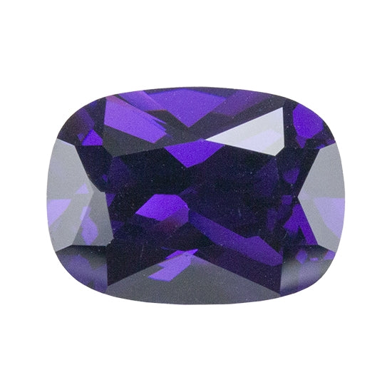 Cubic Zirconia - Amethyst - Barrel