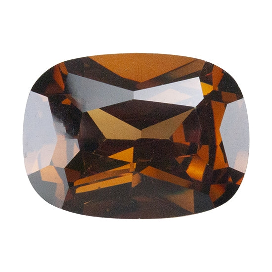 Cubic Zirconia - Smoked Topaz - Barrel