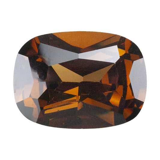 Cubic Zirconia - Smoked Topaz - Barrel