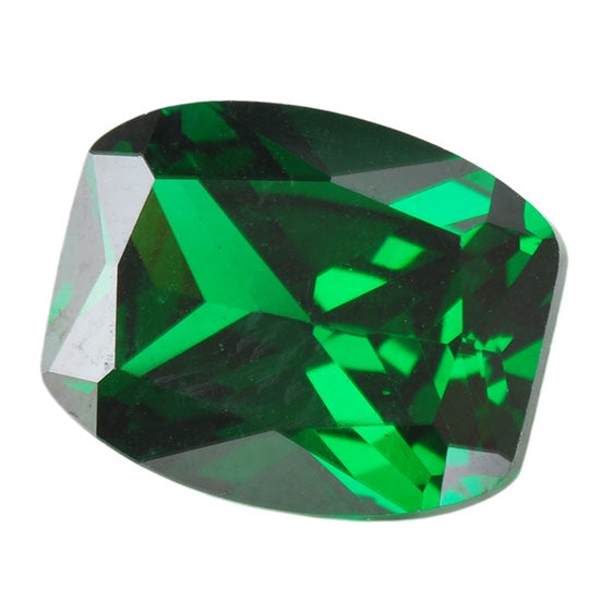 Cubic Zirconia - Columbian Emerald - Barrel