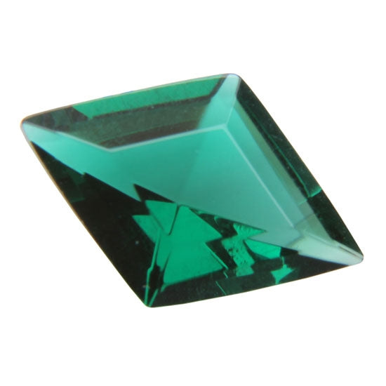 Cubic Zirconia - Columbian Emerald - Diamond 9mm X 13mm