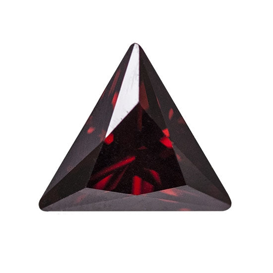 Cubic Zirconia - Hessonite Garnet - Triangle