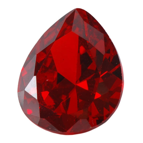 Cubic Zirconia - Hessonite Garnet - Pear