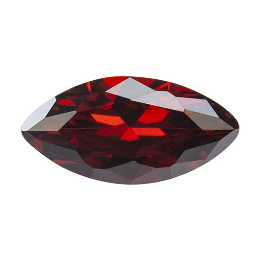 Cubic Zirconia - Hessonite Garnet - Marquise