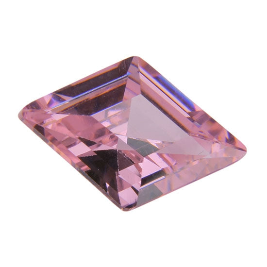 Cubic Zirconia - Pink Sapphire - Diamond 9mm x 13mm