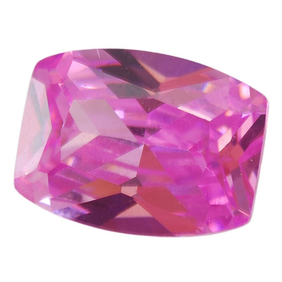 Cubic Zirconia - Pink Sapphire - Barrel