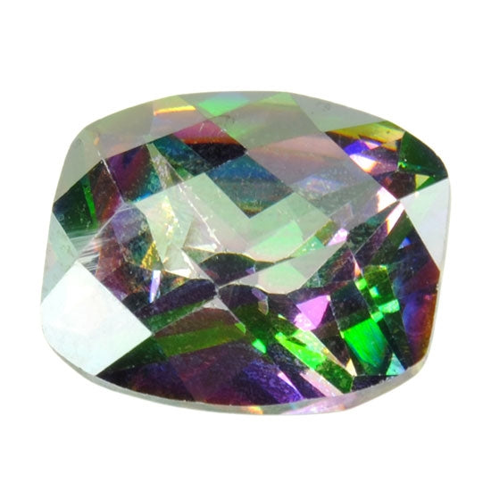 Cubic Zirconia - Alexandrite - Barrel - Checkerboard