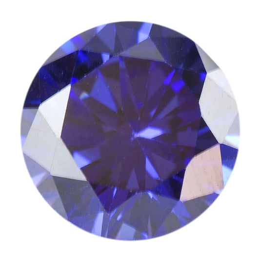 Cubic Zirconia - Tanzanite - Round