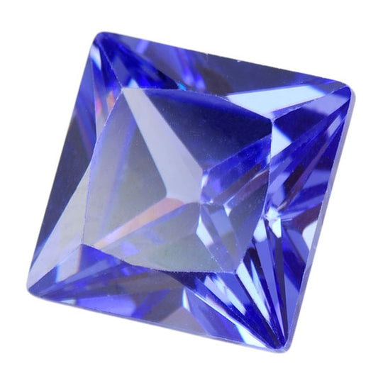 Cubic Zirconia - Tanzanite - Square