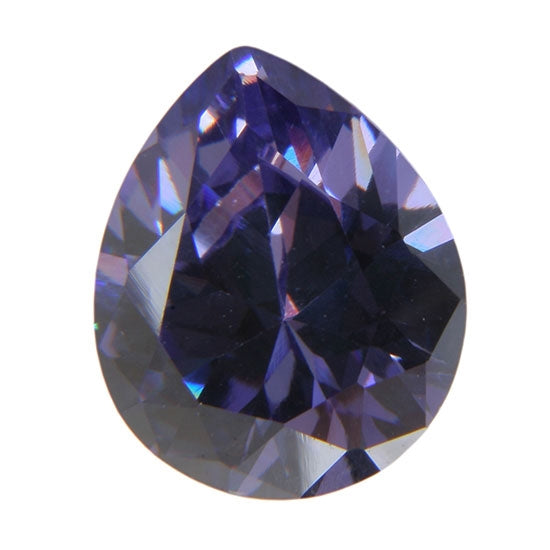 Cubic Zirconia - Tanzanite - Pear