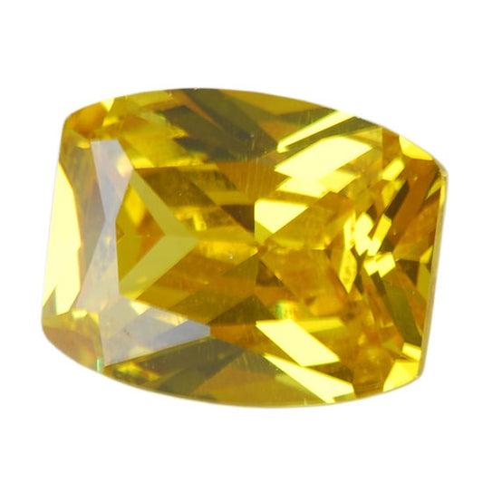 Cubic Zirconia - Yellow Diamond - Barrel