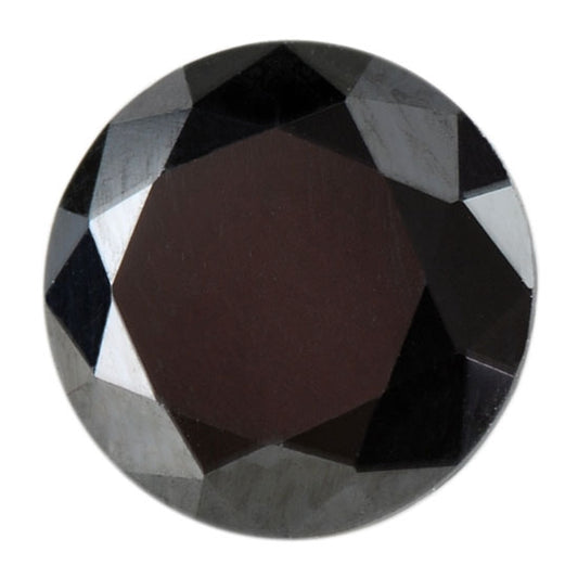 Cubic Zirconia - Jet Black - Round