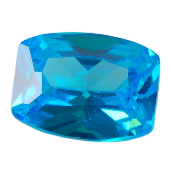 Cubic Zirconia - Blue Topaz - Barrel