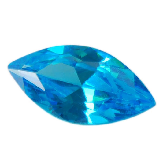 Cubic Zirconia - Blue Topaz - Marquise