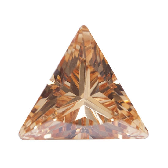 Cubic Zirconia - Champagne - Triangle