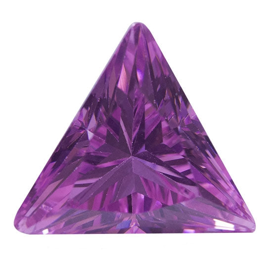 Cubic Zirconia - Pink Sapphire - Triangle