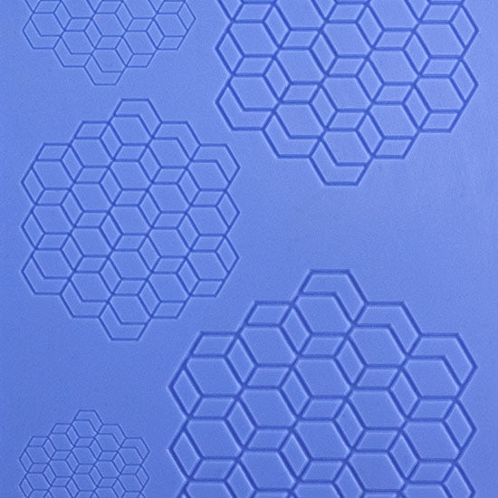 blue Delicate Element Texture - Isometric Illusion 