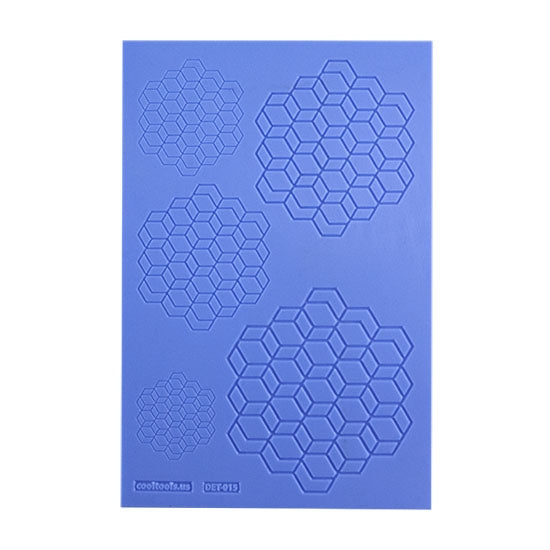 blue Delicate Element Texture - Isometric Illusion