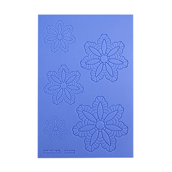 blue Delicate Element Texture - Aster Mandala