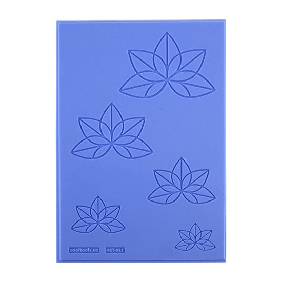 blue Delicate Element Texture - Lotus 