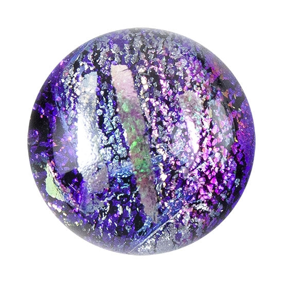 Dichroic Cabochons - Pink Small - 6mm to 10mm