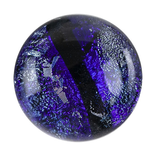 Dichroic Cabochons - Purple Large - 16mm to 20mm