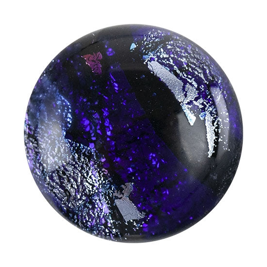 Dichroic Cabochons - Purple Large - 16mm to 20mm