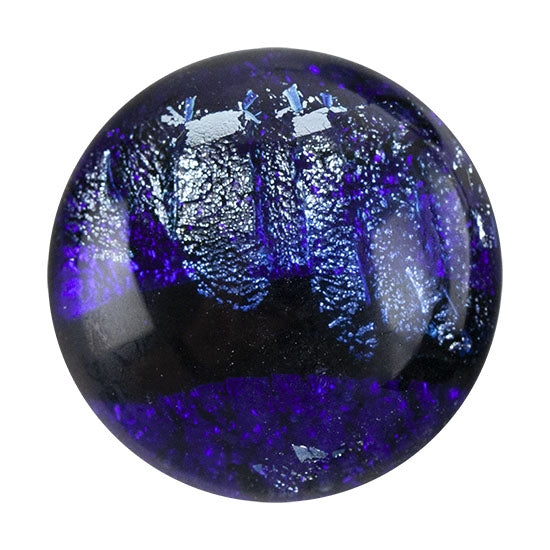 Dichroic Cabochons - Purple Large - 16mm to 20mm