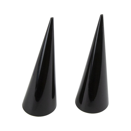 Organic Ring Display - Acrylic Black Cone - Set/2