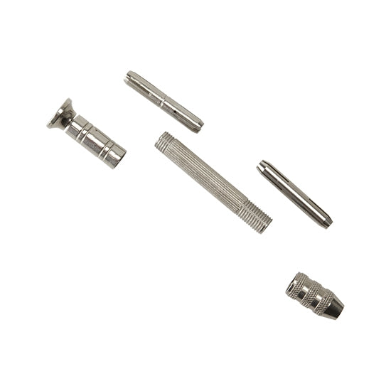 metal hand drill disassembled 