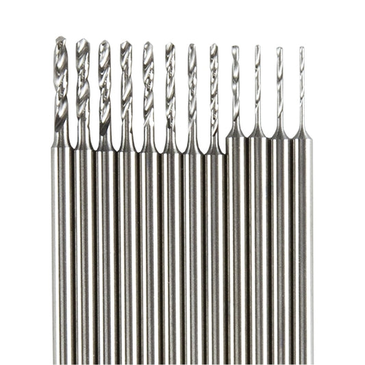 Drill Set - Twist - 12 Piece Polished steel twist drills