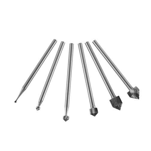 Stone Setting Bur Set Use to cut a seat for a faceted round stone in metal or greenware. Made of the finest Swiss-milled Vanadium steel for long life and accuracy. Overall length is 44.5mm with 3/32" shank.