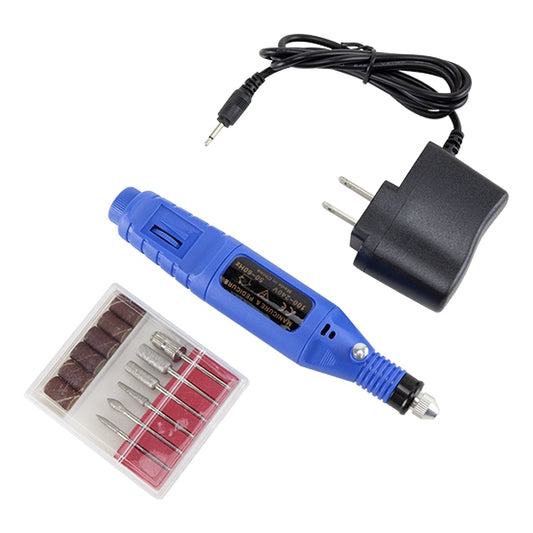 blue Variable Speed Rotary Detail Carving Tool - 110V This 110V Variable Speed Rotary Detail Carving Tool is a lightweight, precise, and highly-flexible mini engraver that will carve, sand, polish and much more. Includes 6 grinding shaping heads.