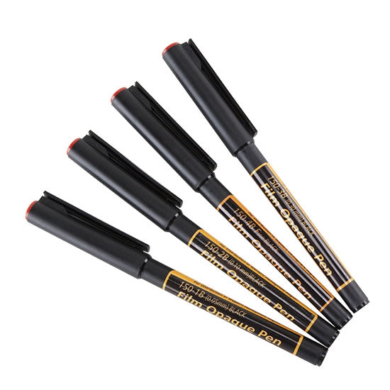 Nikken Film Opaque Pen - Black. Available in various tip sizes.