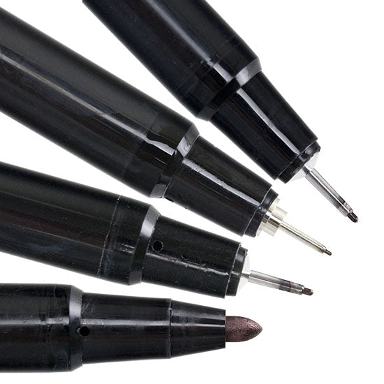 Nikken Film Opaque Pen - Black. Available in various tip sizes.