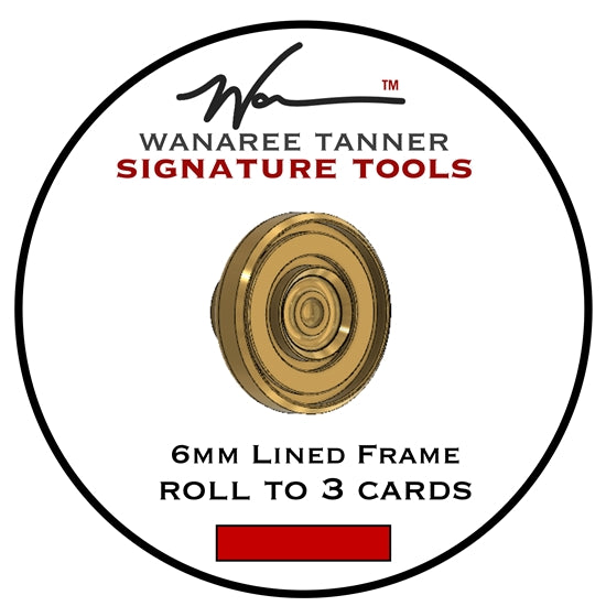 Wanaree Tanner Die Cut Tool Head - 6mm Lined Frame