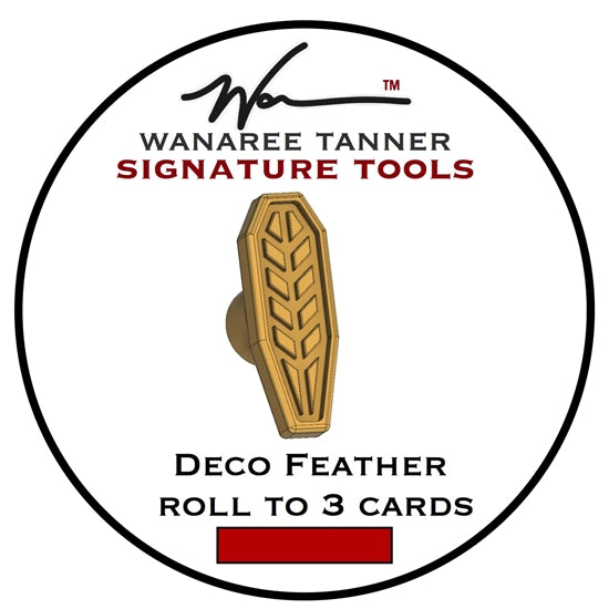 Wanaree Tanner Die Cut Tool Head - Deco Feather