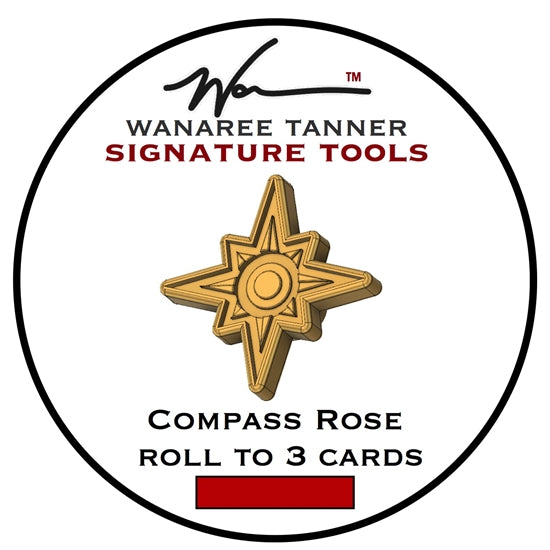 Wanaree Tanner Die Cut Tool Head - Compass Rose