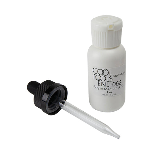 Acrylic Medium bottle with eye dropper