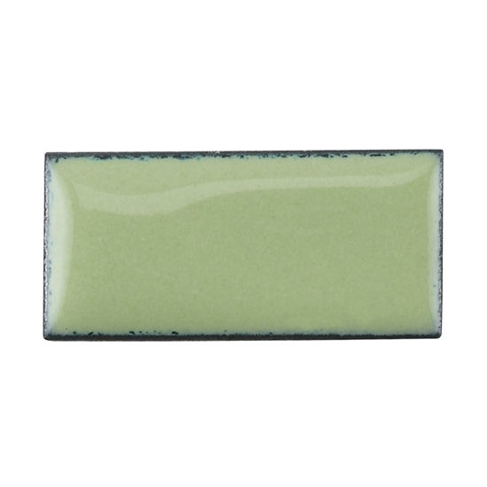 sample of Medium Enamel Opaque #1308 Lichen Green 1 oz