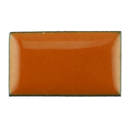 sample of Medium Enamel Opaque #1850 Pumpkin Orange 1 oz