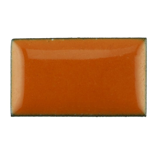 sample of Medium Enamel Opaque #1850 Pumpkin Orange 1 oz