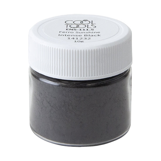 Ferro Sunshine Enamel - 14-1232 Intense Black - 10 Gram jar