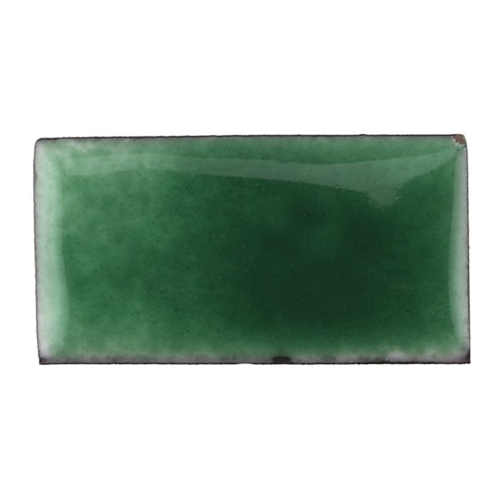 sample of Medium Enamel Transparent #2340 Glass Green 1 oz